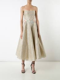 Marchesa Notte Floral Embroidery Metallic Dress With Images Designer Cocktail Dress Cocktail Dress Party Cocktail Dresses Online