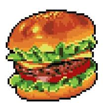 Pin By Danti Shipper Forever On My Art Pixel Art Delicious Burgers Art