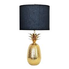 Vintage Solid Brass Pineapple Bedside Or Desk Lamp Feng Shui Palm Beach Boho Chic Tropical Coastal Chairish Lamp Brass Spotlights Beach Lamps