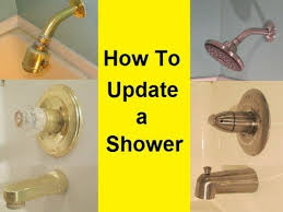 It Is Pretty Easy To Replace Your Old Shower Hardware And Give It A Whole New Look Shower Fixtures Shower Faucet Replacement Tub And Shower Faucets