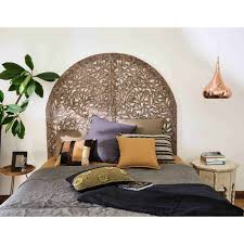 Carved Wood 140cm Headboard Con Imagenes Cabeceras Decoracion De Muebles Tallado En Madera