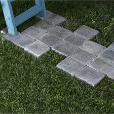 Pave Samara En Beton Gris Noir Nuance L 15 X L 15 Cm Ep 60 Mm Pave Beton Terrasse Beton Paves Exterieur