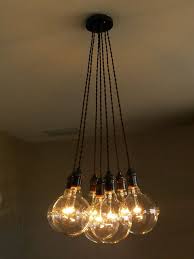 Modern Smoke Grey Led 7 Cluster Custom Any Colors Chandelier Etsy In 2020 Industrial Pendant Lights Modern Chandelier Chandelier Pendant Lights