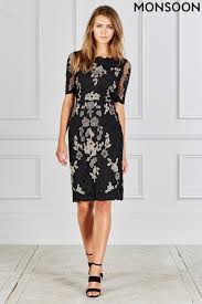 Buy Monsoon Black Lace Floral From The Next Uk Online Shop Fashion Dresses Monsoon Dress Dresses