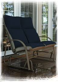 Homecrest S Palisade Cushion High Back Loveseat Glider While Our Palisade Collection Ha Modern Patio Furniture Modern Outdoor Patio Patio Furniture Collection