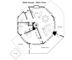 Octagon House Plans Treehouse Pinned By Www Modlar Com Cabin House Plans Octagon House Tree House Plans