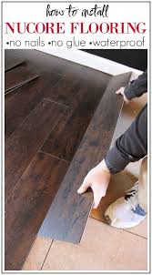 How To Install Nucore Flooring Vinyl Wood Flooring Flooring Luxury Vinyl Flooring