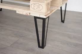 Pied De Table Basse Style Epingle Industriel 30cm Acier Thermolaque Noir Table Basse Meuble De Style Table Basse Style Industriel