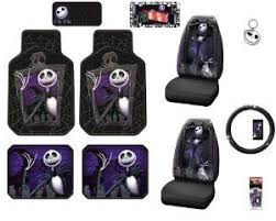 Nightmare Before Christmas Nbc Jack Skellington Graveyard Front Rear Car Truck Suv Seat Plasticlear Car Accessories Christmas Car Nightmare Before Christmas