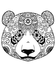 14 Precieux Coloriage Panda Roux Image Coloriage Mandala Animaux Mandala Animaux Coloriage Mandala