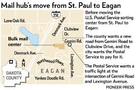 Postal Service S Dispute With Eagan Dakota County Over Mail Sorting Facility Escalates Twin Cities