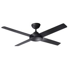 Hpm 1200mm Black 4 Blade Ceiling Fan In 2020 Ceiling Fan Energy Saving Appliances Ceiling