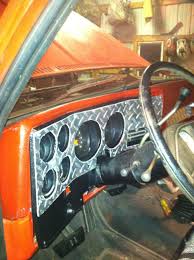 73 Chevy Diamond Plate Dash Chevy Trucks Accessories Custom Chevy Trucks Truck Interior