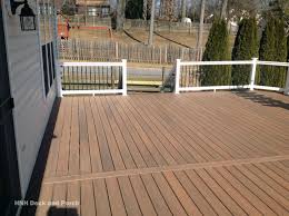 Vinyl Deck Using Wolfbuilding Amberwood Decking Deck Flooring Deck Decks And Porches