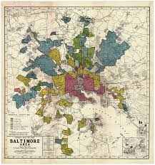 1937 Residential Security Map Baltimore Baltimore Baltimore Map Residential Security