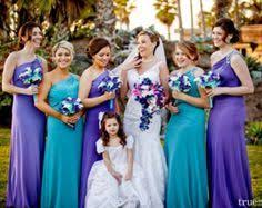 Turquoise Blue And Purple Wedding Google Search Blue Orchid Wedding Turquoise Bridesmaid Dresses Blue Purple Wedding