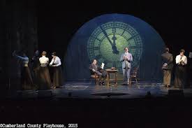 Banks Office With Clock Projection Mary Poppins Musical Mary Poppins Broadway Mary Poppins