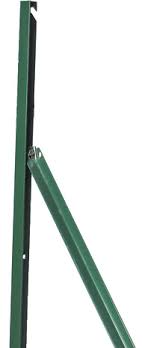 Poteau T En Acier Plastifie Vert H 1 50 M Section 30 X 30 Mm Brico