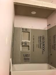 Preparing A Shower Wall For Tile The Floor Elf Shower Tile Shower Wall Waterproofing Shower Walls