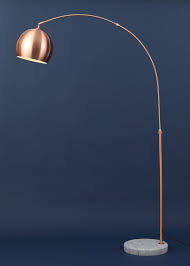 Helene Arc Floor Lamp H170cm X W35cm Copper Arc Floor Lamps Curved Floor Lamp Diy Floor Lamp
