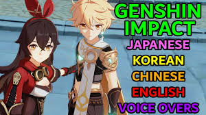 Genshin Impact Prologue In Various Languages Japanese Korean English Chinese Youtube