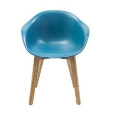 Chaise Avec Accoudoirs Forum Scandi Bleu Mat Kare Design Kare Design La Redoute Chaise Bleu
