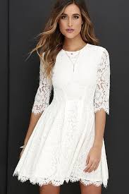 Love Letter Ivory Lace Dress Lace White Dress Ivory Lace Dress White Short Dress