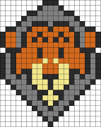 The Lion King Scar Kandi Pattern Perler Bead Disney Easy Pixel Art Perler Patterns