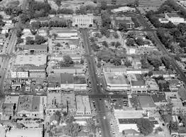 Downtown Las Vegas C 1951 1954 3rd Street In The Center Of The Photo At Stewart Ogden Fremont U S Post Office Las Vegas Old Vegas Downtown Las Vegas