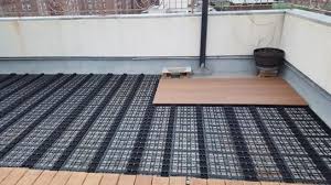 Newtechwood 4 32 Sq Ft Deck A Floor Premium Modular Composite Outdoor Flooring System Kit In Peruvian Teak Daf 4 Tk The Home Depot Outdoor Flooring Pergola Pergola Plans