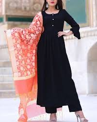 Beautiful Banarasi Dupatta Superb Color Combination Of Orange And Black Kurti Dress Dupat Simple Dress Casual Combination Dresses Pakistani Dresses Casual
