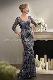 Jade Couture 3 4 Sleeve V Neck Beaded Lace K198006 Mother Of The Bride Dresses Mob Dresses Mothers Dresses