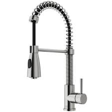 Vigo Brant Single Handle Pull Down Sprayer Kitchen Faucet In Kitchen Faucet Stainless Steel Faucets Black Kitchen Faucets