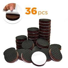 Yelanon Furniture Pads 36 Pcs 1 Non Slip Furniture Felt Pads Rubber Feet Protect Your Hardwoo Furniture Floor Protectors Furniture Pads Felt Furniture Pads