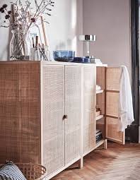 Tendance Deco Le Rotin Un Materiau Franchement Hype Elle Decoration Design Chambre Ikea Meuble Rangement Mobilier De Salon
