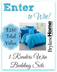 Giveaway 3 Readers Win Brylanehome Studio Bedding Sets Total Value 210 Bedding Sets Giveaway Contest Sweepstakes Giveaways