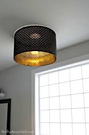 Using A Lamp Shade As A Light Fixture Diy Light Fixtures Ceiling Lamp Shades Ikea Lamp Shade