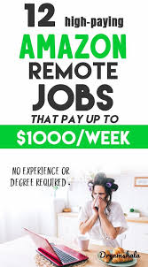 12 Mostly Unknown Amazon Work From Home Jobs Amazon Work From Home Amazon Jobs Work From Home Jobs