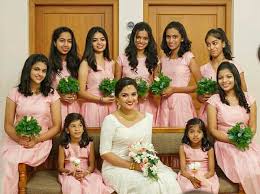 Pin By Minz On Brides World Indian Wedding Bridesmaids Christian Wedding Dress Bride Reception Dresses