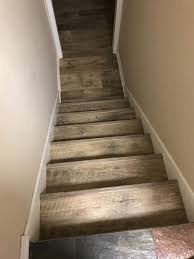 Dockside Sand Mannington Adura Luxury Vinyl Plank On Stairs Luxury Vinyl Plank Flooring House Flooring Basement Flooring Options
