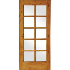 Krosswood Doors 36 In X 80 In Knotty Alder 10 Lite Low E Insulated Glass Solid Right Hand Wood Single Prehung Interior Door Ka 410 30 68 134 Rh The Home Dep Prehung Interior Doors Doors Interior Glass Doors