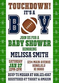 Football Baby Shower Invitation Sports Baby Shower Invitation Etsy Football Baby Shower Sports Baby Shower Invitations Sports Baby Shower