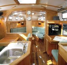 Sailboat Interior Boat Interior Design Yacht Interior Design Boat Decor