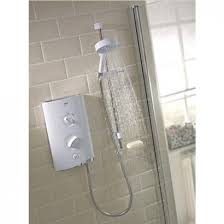 Mira Sport Electric Shower White Chrome A Sensational Spray Experience And Performance That You Simply Won T Find From Electric Showers Shower Electricity