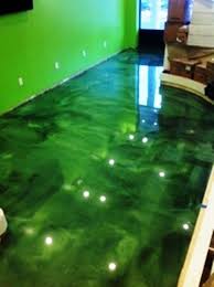 Epoxy Flooring Green Not Only Are Metallic Epoxy Floors Beautiful And Versatile They Metallic Epoxy Floor Epoxy Floor Interior Floor