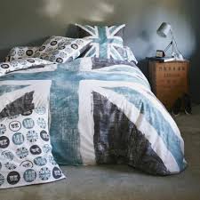 Housse De Couette Coton Old Flag Gris 23 Avis Housse De Couette Ado Housse De Couette Decoration Chambre Fille