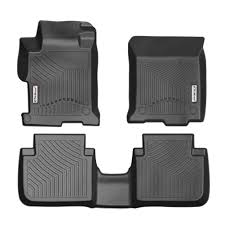 Yitamotor Floor Mats Compatible For 2013 2017 Honda Accord Sedans Front And Rear 2 Rows All Weather Heavy Duty Rubber Car Floor Liners Honda Accord Floor Mats