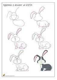 Apprends A Dessiner Un Lapin Dessin Sur Hugolescargot Com Dessin Lapin Dessin Facile Animaux Dessin D Animal