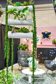 Philly Home Show Pink Backyard Space Backyard Spaces Concrete Backyard Backyard