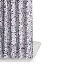 Truly Soft Watercolor Paisley 72 In Eggplant Shower Curtain Sc2215eg 6200 Paisley Shower Curtain Gray Shower Curtains Watercolor Shower Curtain